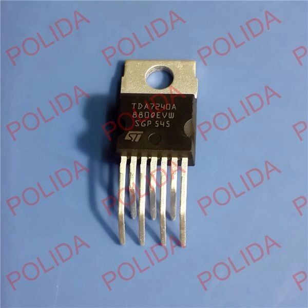10PCS AUDIO AMP IC ST TO-220-7 ( HORIZONTAL ) TDA7240AH TDA7240A