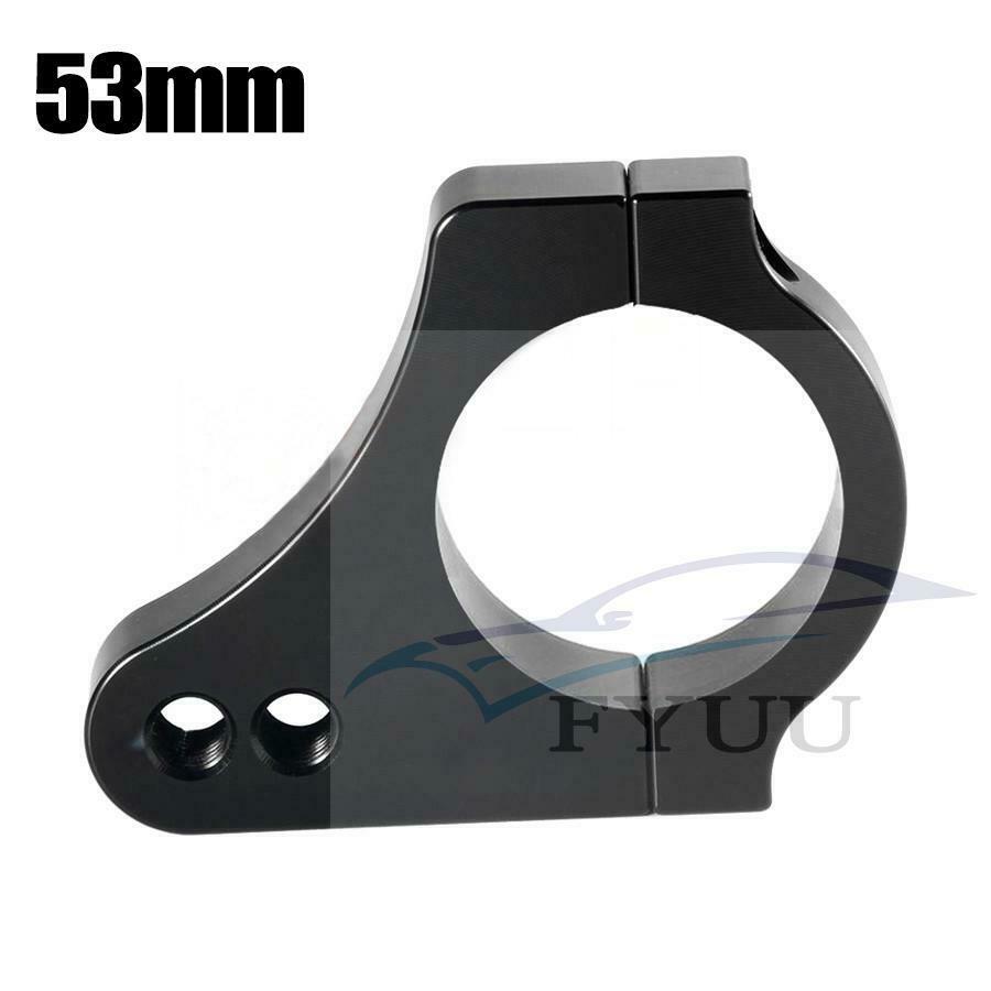 53MM Motorcycle Aluminium Steering Damper Fork Bracket Reduce Lever Vibration