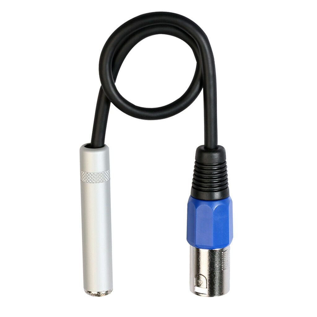 6.35mm Female Socket To XLR Male Cable Musical Instrument Audio Equipment