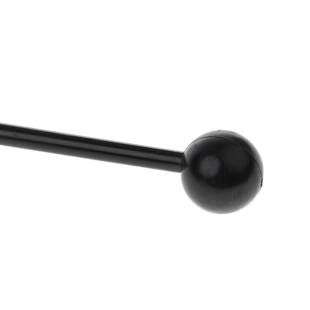 2x Children Plastic Beat Percussion Mallet Instrument Parts Early Toys Black