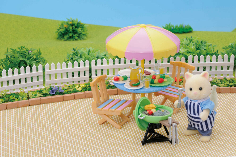 Sylvanian Families Family Trip Theme 4869 Garden Barbecue Set /Age 3+ Bnib