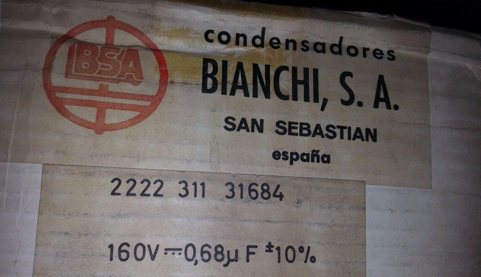 2pcs NOS BIANCHI SPAIN MULLARD MUSTARD 680nF 0.68uF 160V HQ CAP!MARSHALL PLEXI