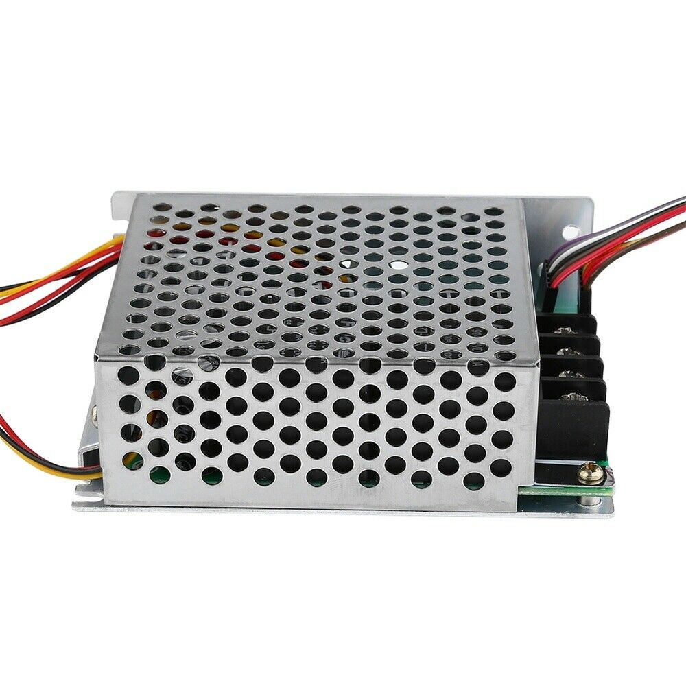 DC10V-55V 12V 24V 48V 60A PWM DC Motor Speed Controller CW CCW Reversible Switch