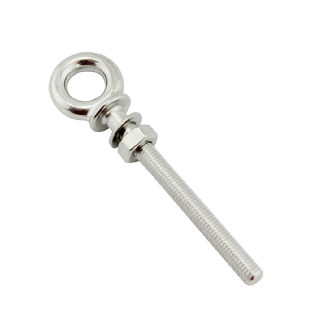 Marine Grade 316 Stainless Steel Lifting Eye Bolt M10*100 Ring Screw Bolt