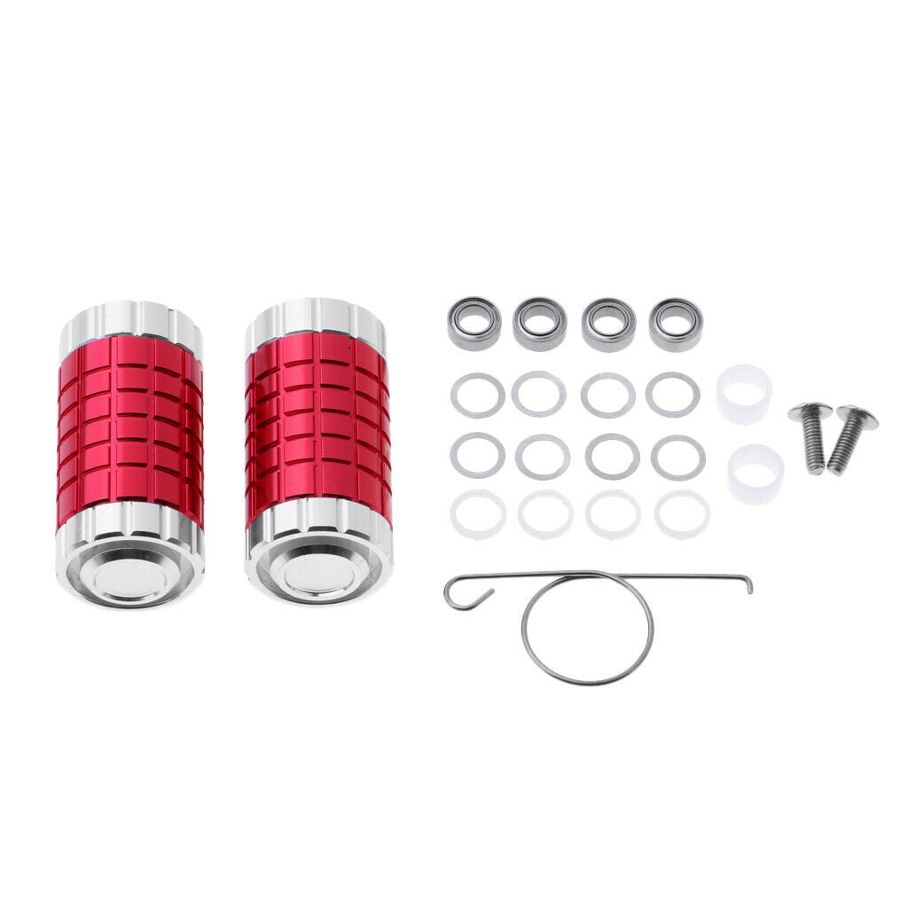 2pcs Fishing Reel Handle Knob Powerful Baitcasting Reel Handle Grips Red