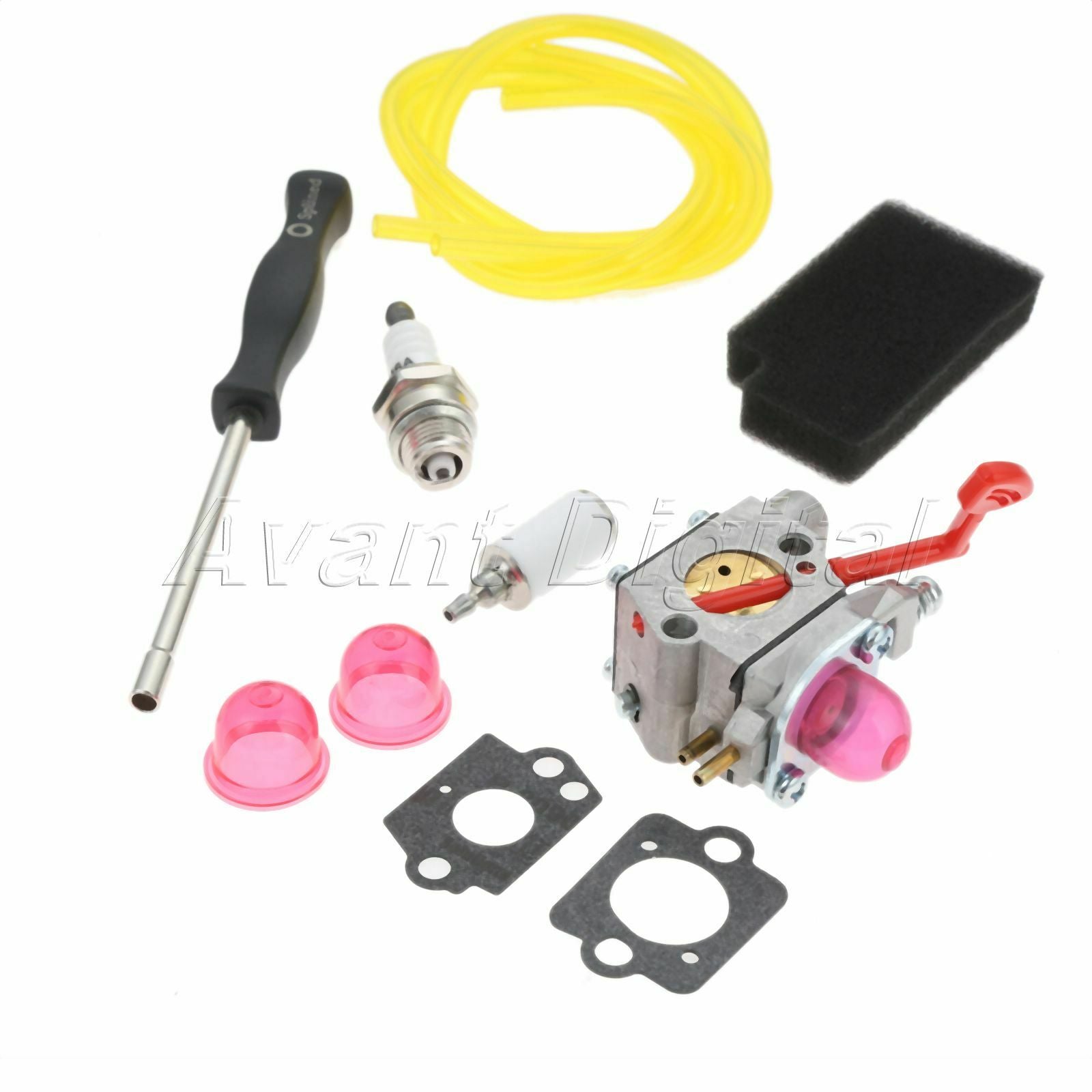 Carburetor & Filter Fit For Walbro WT-875-A Poulan Craftsman Blower BVM200C Set