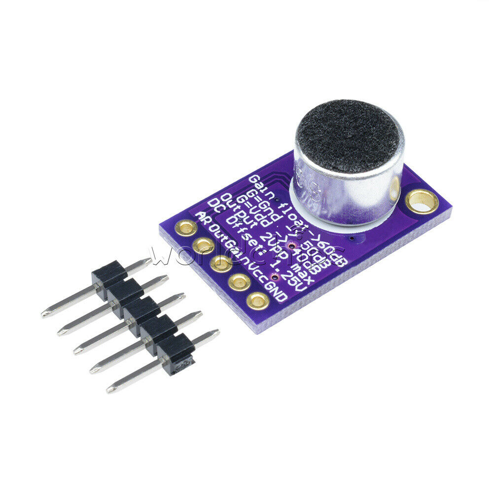 Electret Microphone Amplifier Module MAX9814 Auto Gain Control for Arduino