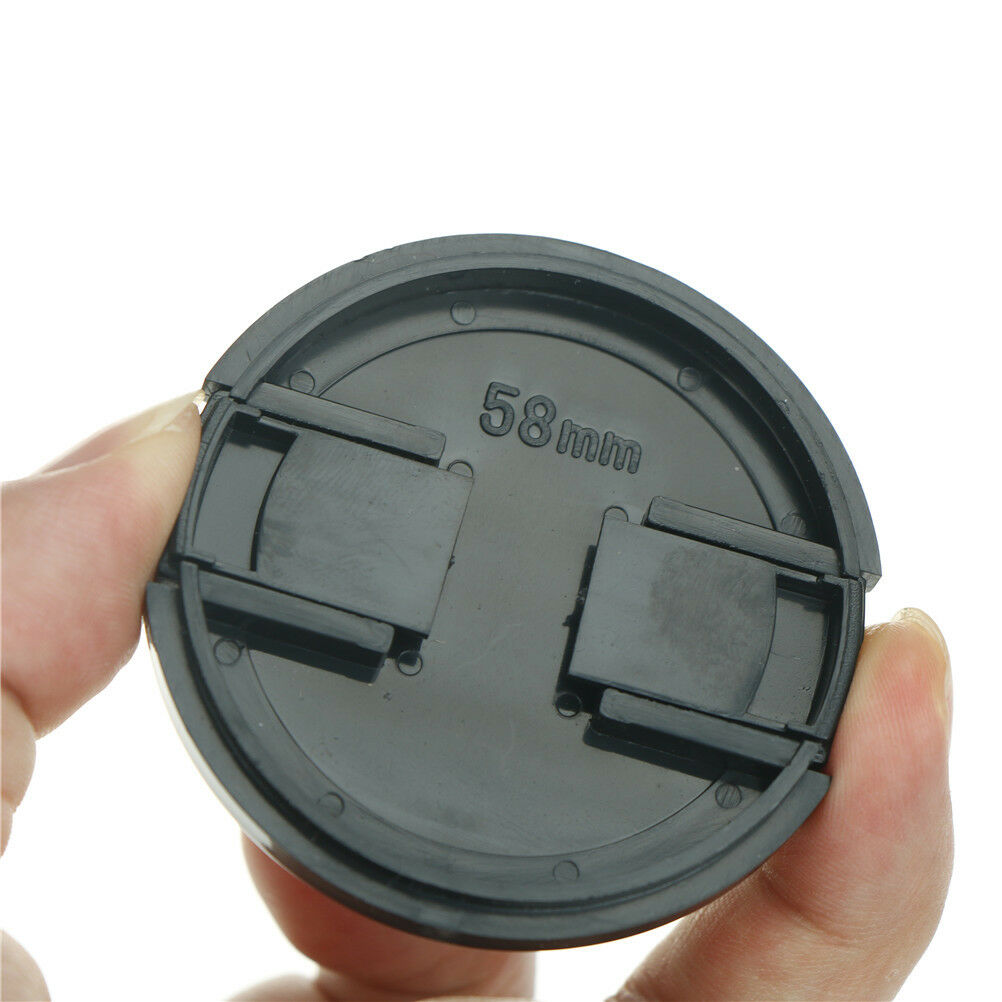 58mm Plastic Snap On Front Lens Cap Cover For SLR DSLR Camera DV Leica Sony B Kt