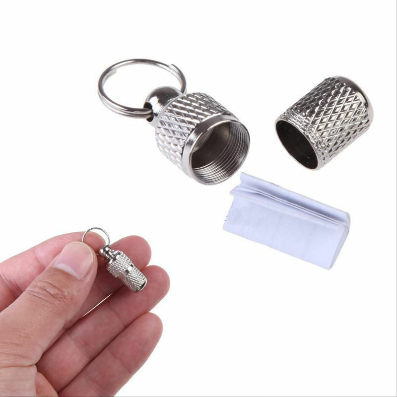 2x Anti-Lost Pet Dog Cat ID Stainless Steel Tag Name Address Barrel Tub.l8