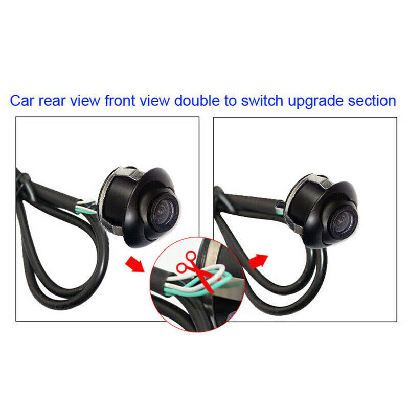 Universal 360Â° Night Vision Car Left+Right Rear Front View Backup Camera Video
