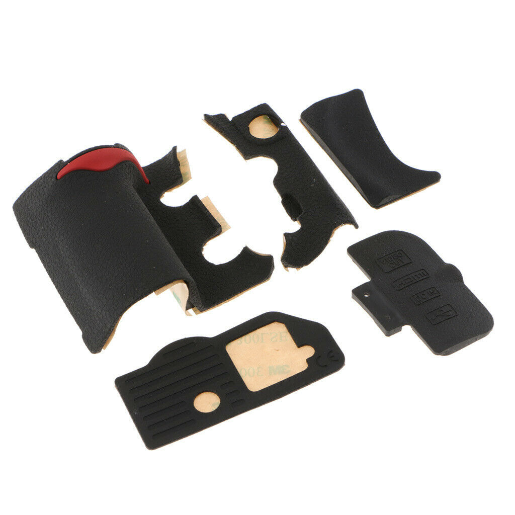 5 Pieces Repair Part for   D300 Left Bottom USB Grip Rubber Unit + Tape