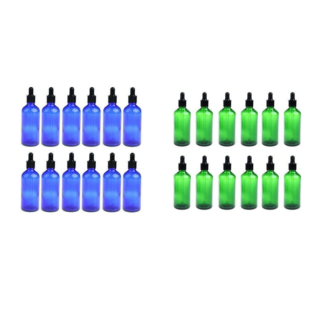 24 Pcs Empty Essential Oils Dropper Bottles Aromatherapy for 30ml /20ml