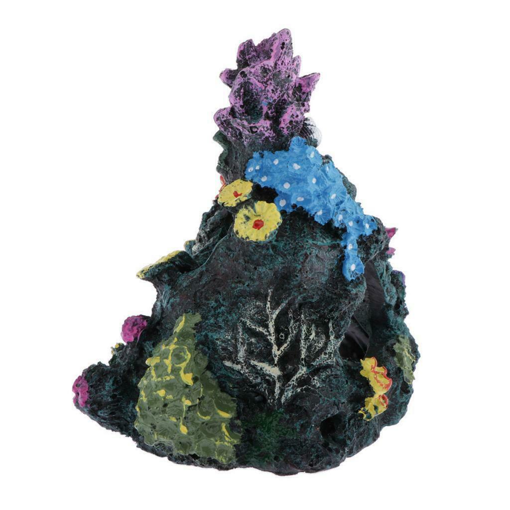 Fish Tank Rockery Ornament Aquarium Hiding Cave For Fish Tank Decor