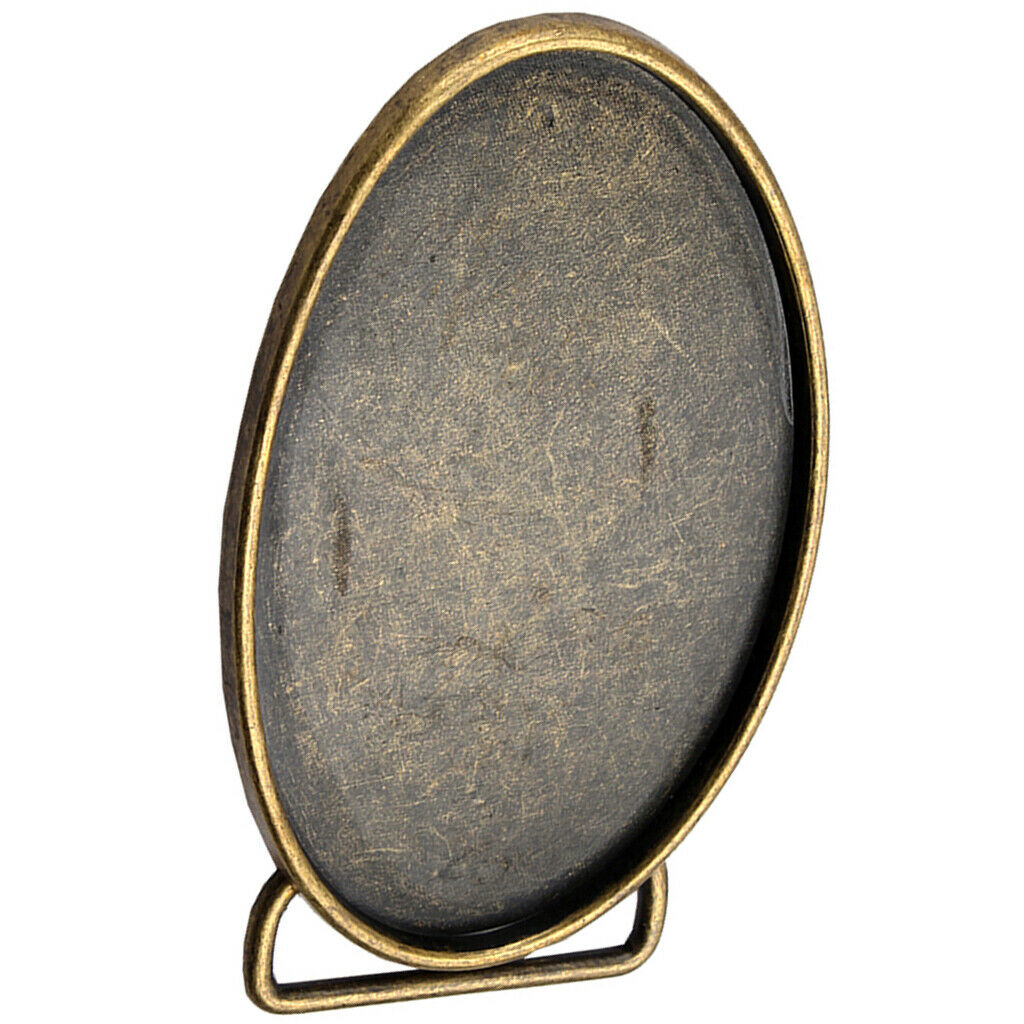 2 Pcs Mens Western Cowboy Belt Buckle Alloy Oval Belt Buckle Replacements