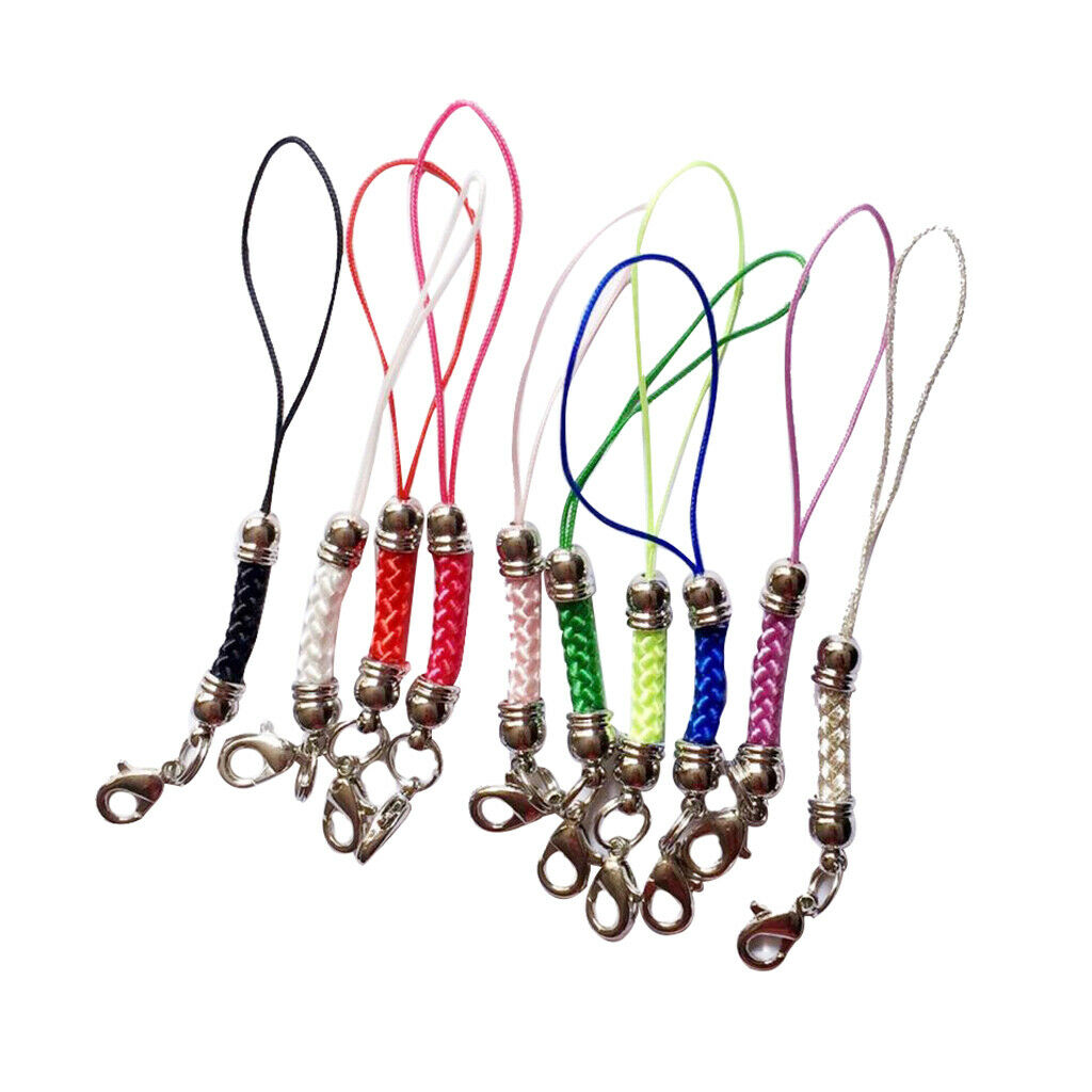 20pcs Colorful Phone Strap Lariat Lanyard Cord w/ Lobster Clasps