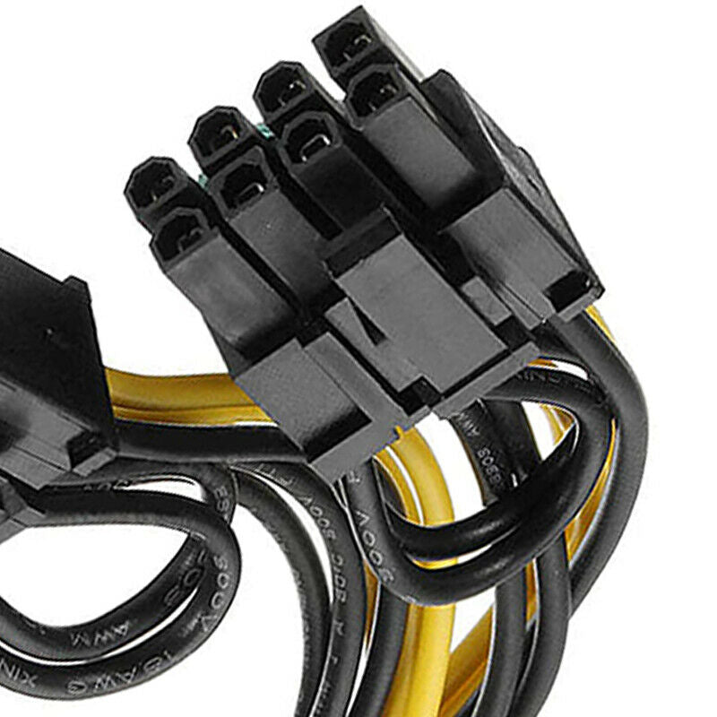 6 Pin to Dual PCIe 8 Pin (6+2) Image Card PCI Express Power Adapter GPU VGA Y-C6