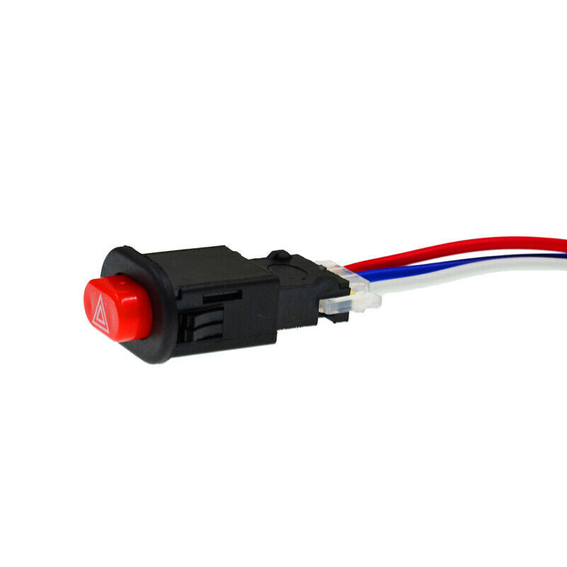 10PCS Motorcycle Light Switch Button Double Warn Emergency Lamp Flasher Switch