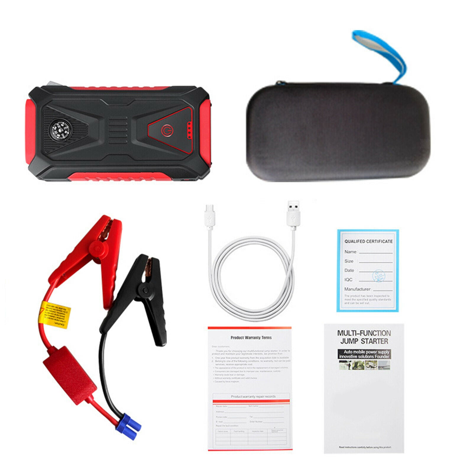 TM26 16800mAh 12V Auto Truck Car Jump Starter Power Bank Charger Rescue Pack