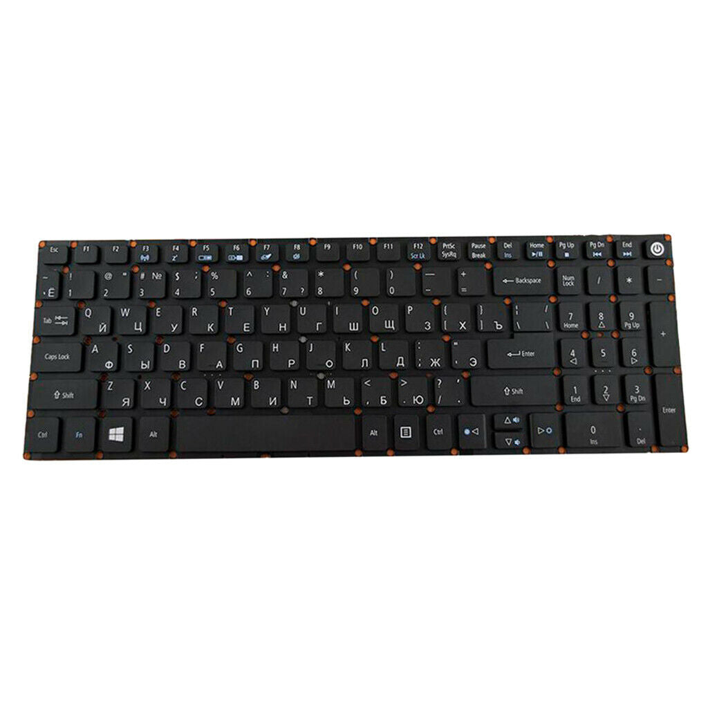 Replacement Russian Portable Keyboard For  Aspire E5-573 E5-573T E5-573TG, Black
