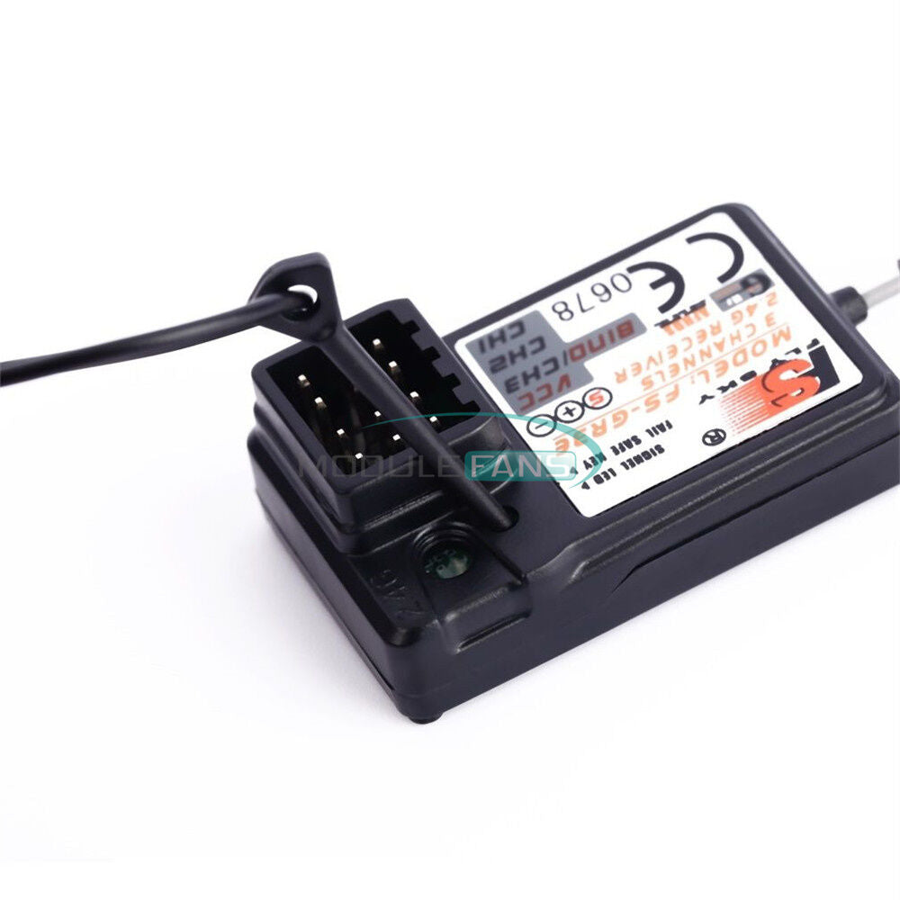 FlySky FS-GR3E 3CH 2.4G Receiver For RC Car Boat GR3C GT3B GT2 GT2E