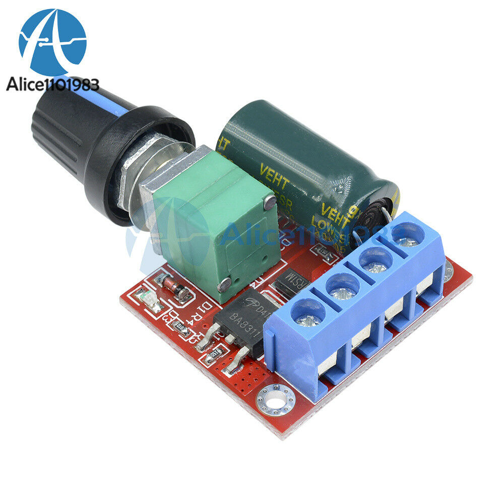 5V-35V 5A 20khz LED PWM DC Motor Controller Speed Regulation Dimmer