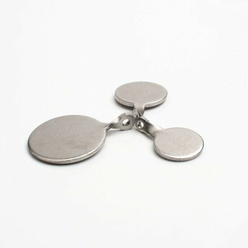 3Pcs Shooting Target 2.5/3/4cm Diameter Stainless Steel Round Bullseye Aim Ou JD
