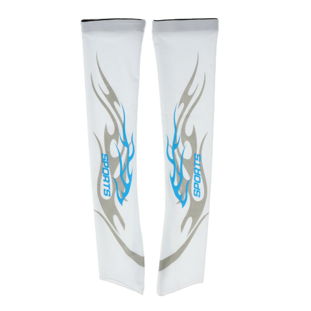 Outdoor Sport Sunscreen Glove Anti UV Sun Protection Cooling Arm Sleeves L