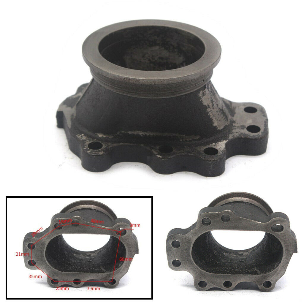 2.5" Exhaust Dump Flange Conversion for custom turbo exhaust GT25 GT28 T25
