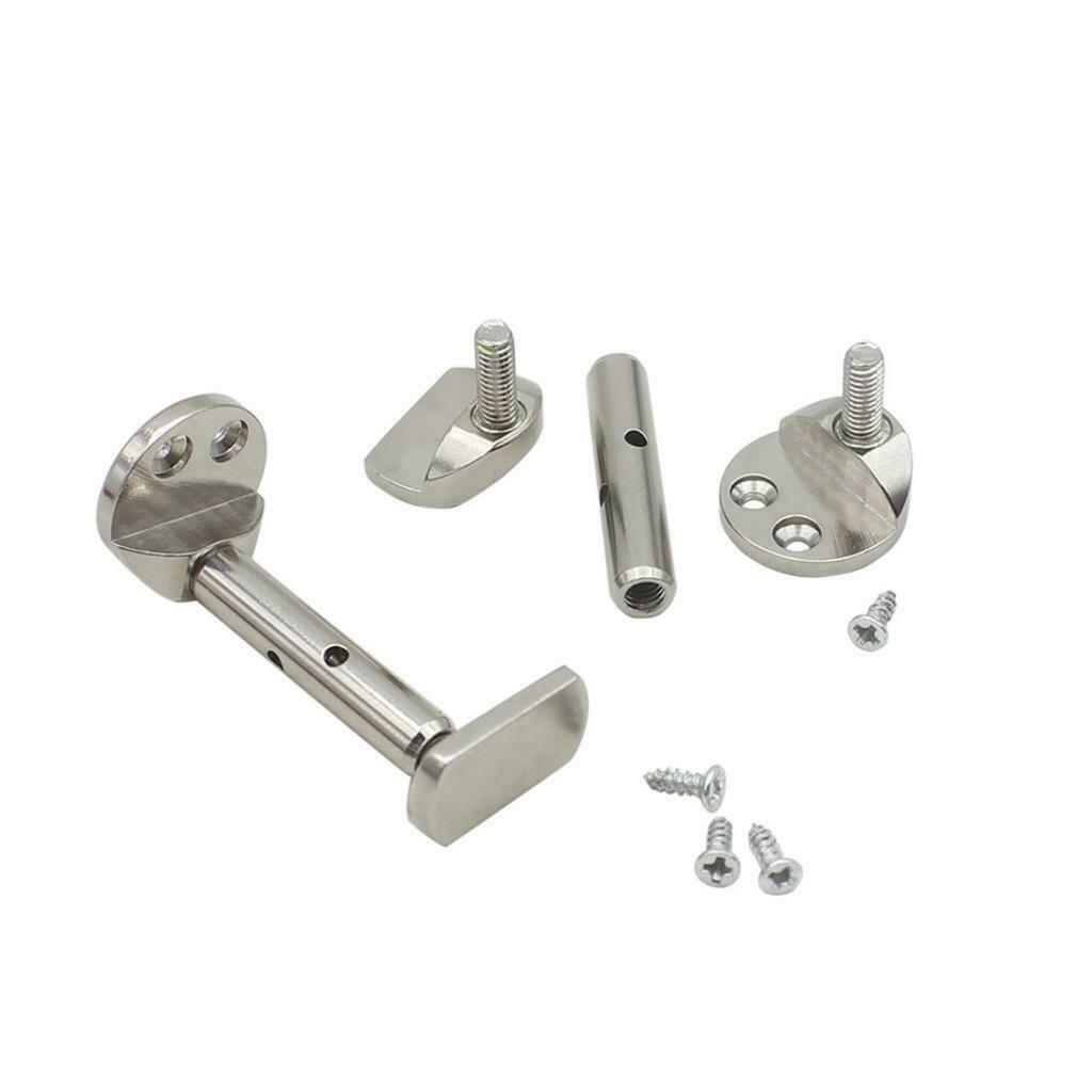 2 Pcs Violin Chin Rest Clamp Screw for 3/4 4/4 Violin Accessories Sliver