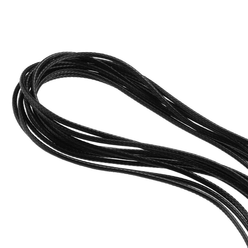 20Pcs Waxed Cotton Cord for Necklace Making with Lobster Clasp Jewelry Craft
