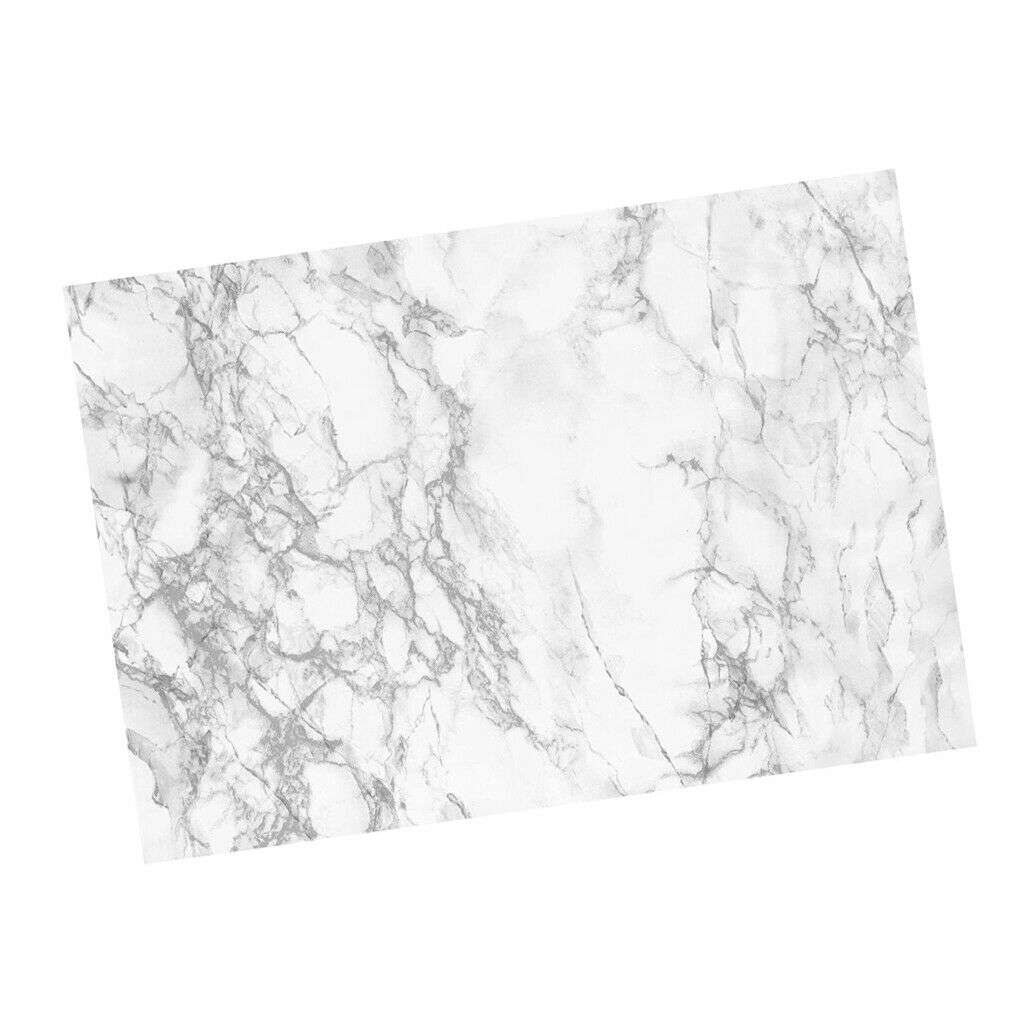 Marble Contact Paper Kitchen Vinyl Wall Paper Bathroom Table Desk Decor Arts