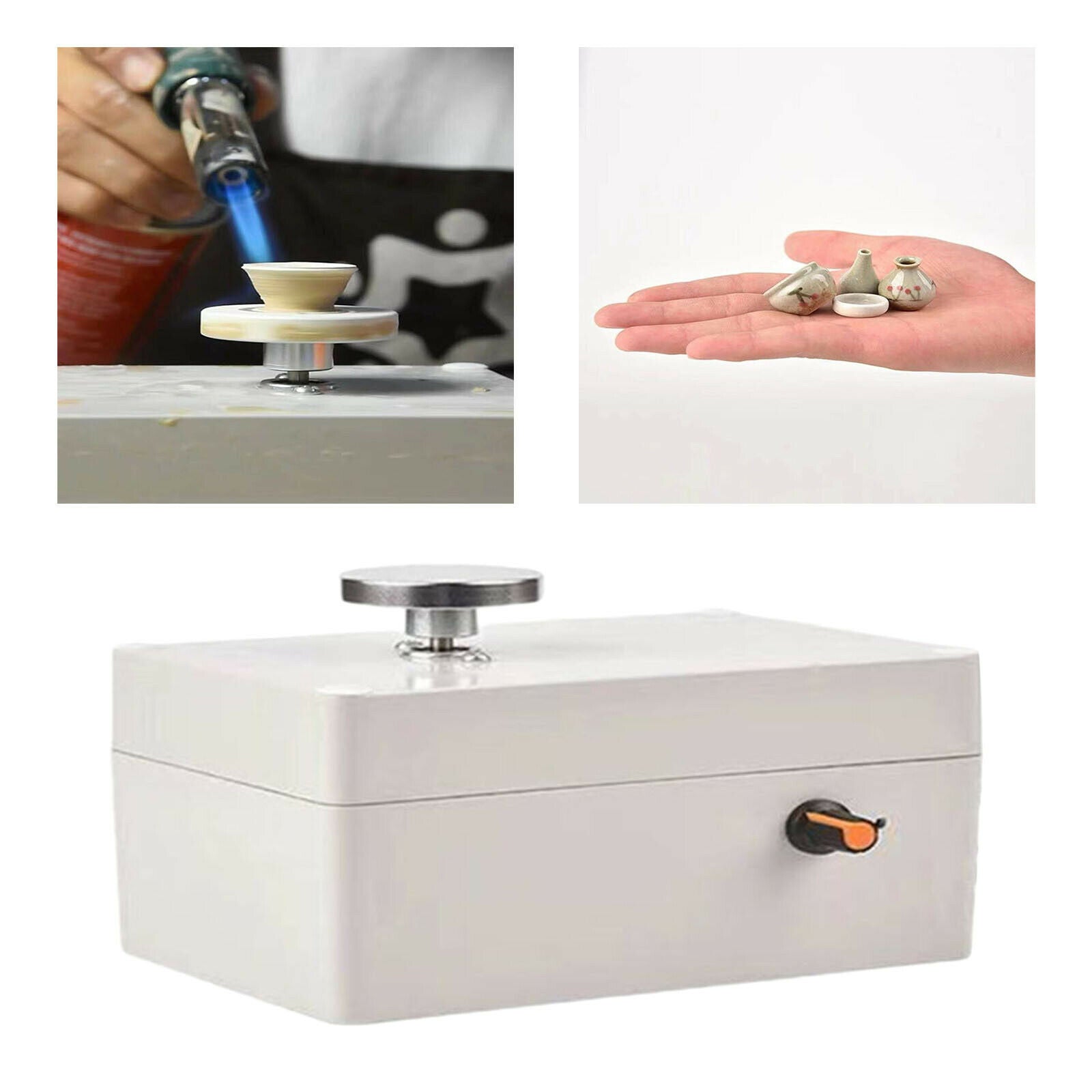Mini USB Electric Pottery Wheel 2000r 12V Clay Ceramic Forming Machine Tool