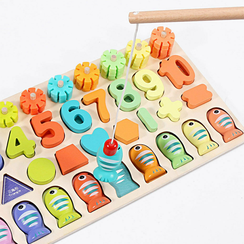 kids Matching Board Toys Shapes 4 in 1 Nesting Baby Gifts Enlightenment