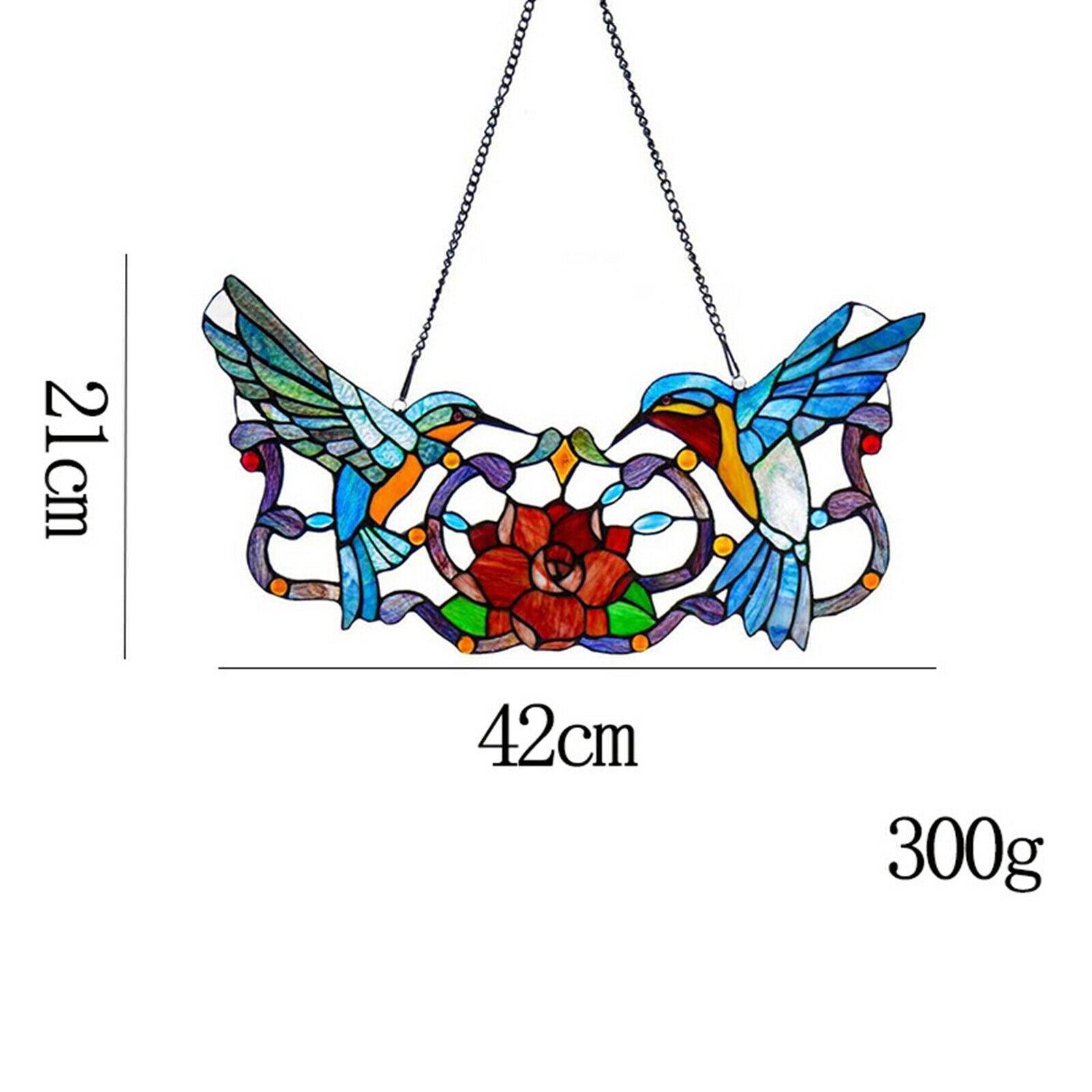 Acrylic Hummingbird Ornament Door Hanging Pendant Garden Yard Decoration