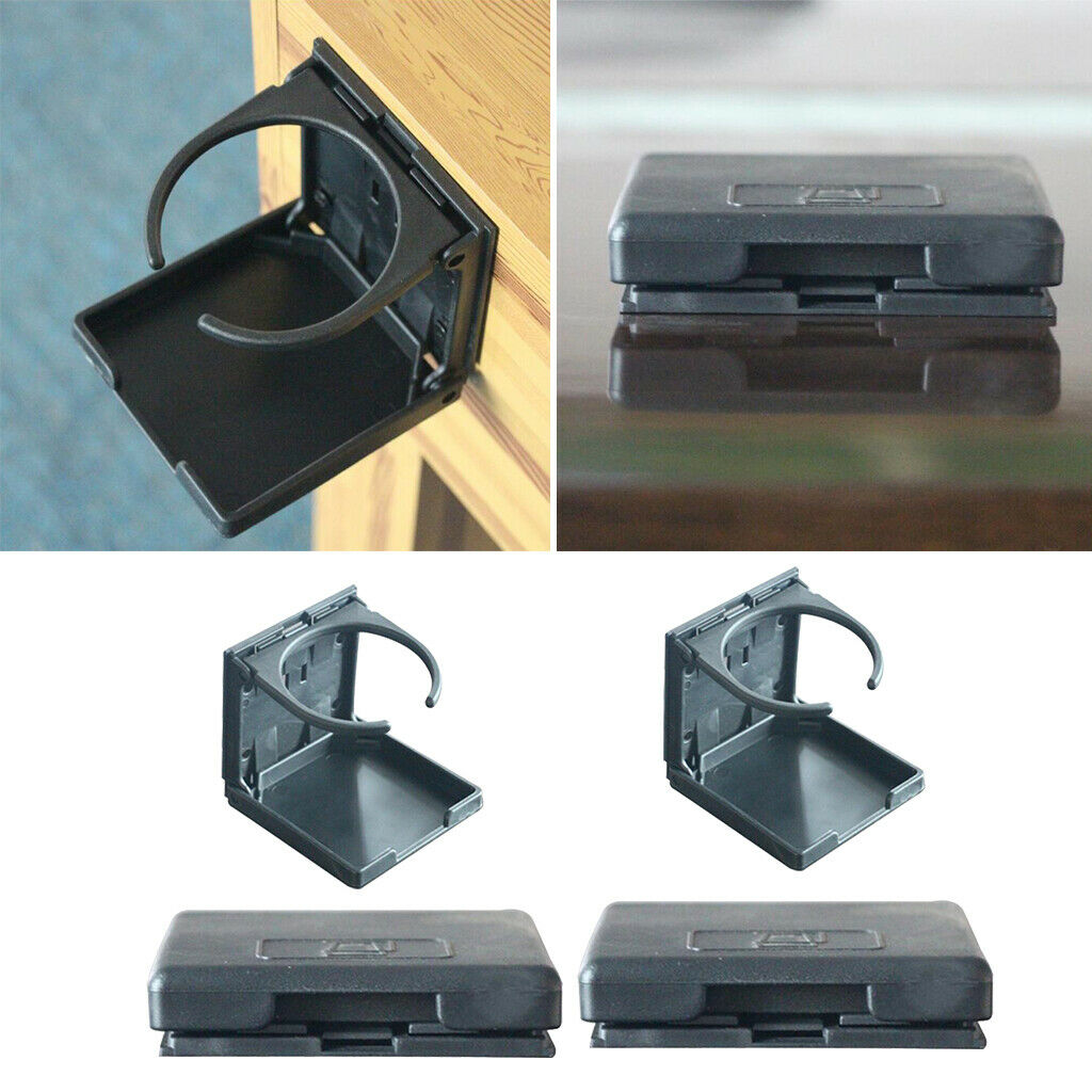 1 Pair of Foldable Adjustable Cup Holders Universal Fit For Car // Truck