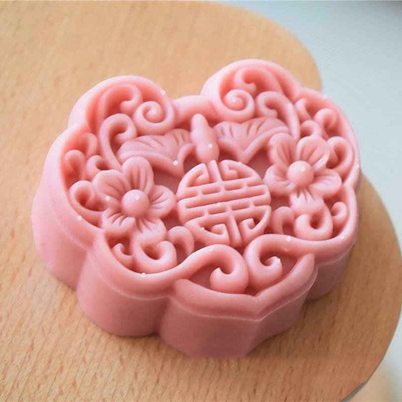 Food-Grade Plastic Pastry Moon Cake Mold Thickness Adjustable Ru Yi Cake Stamp