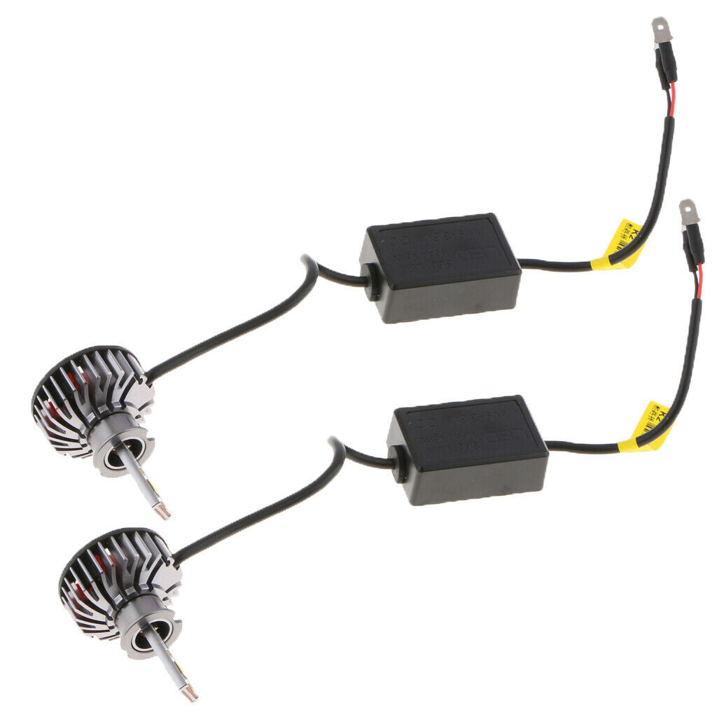 2PCS Tri-color temperature K2 Auto LED headlamp Bulbs H3 Pair Conversion Kit