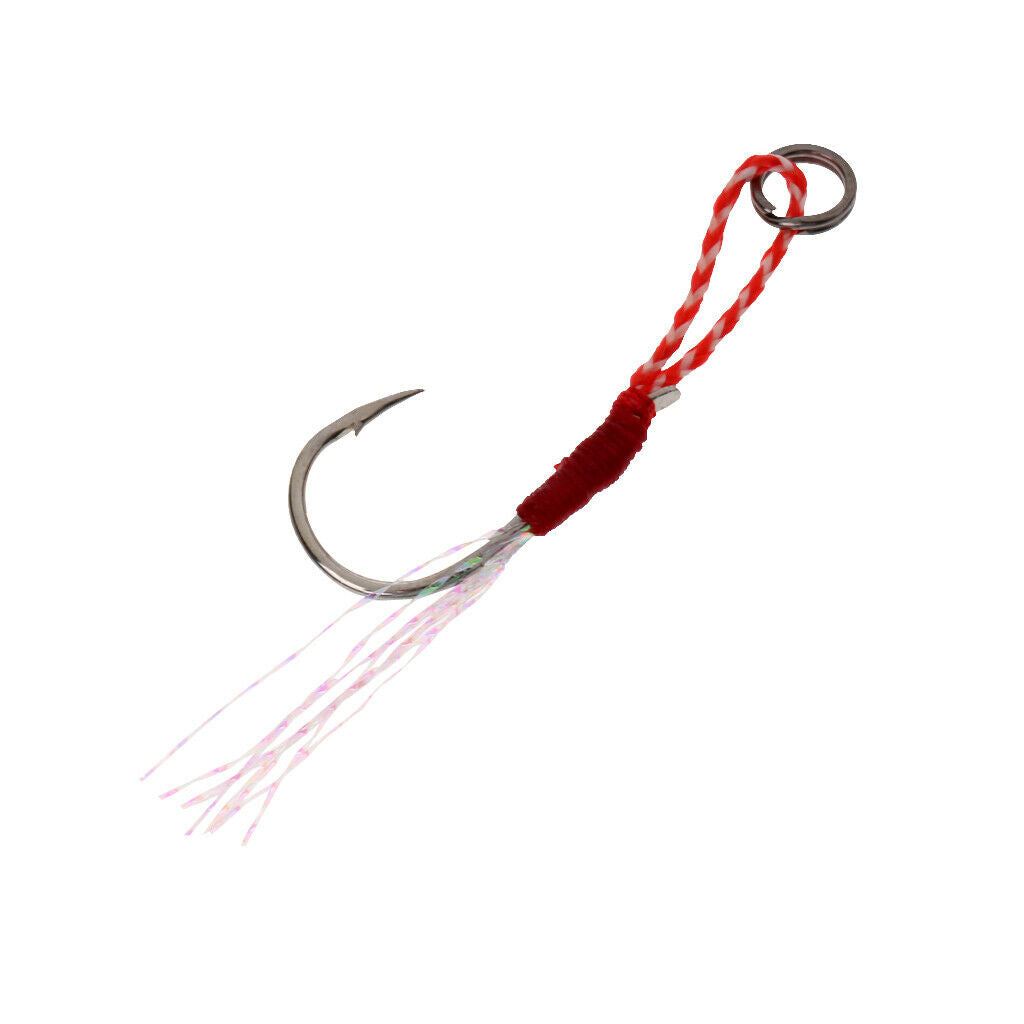 1pc Assist Fishing Hooks Stainless Steel Jigging Fishing Hooks 15#