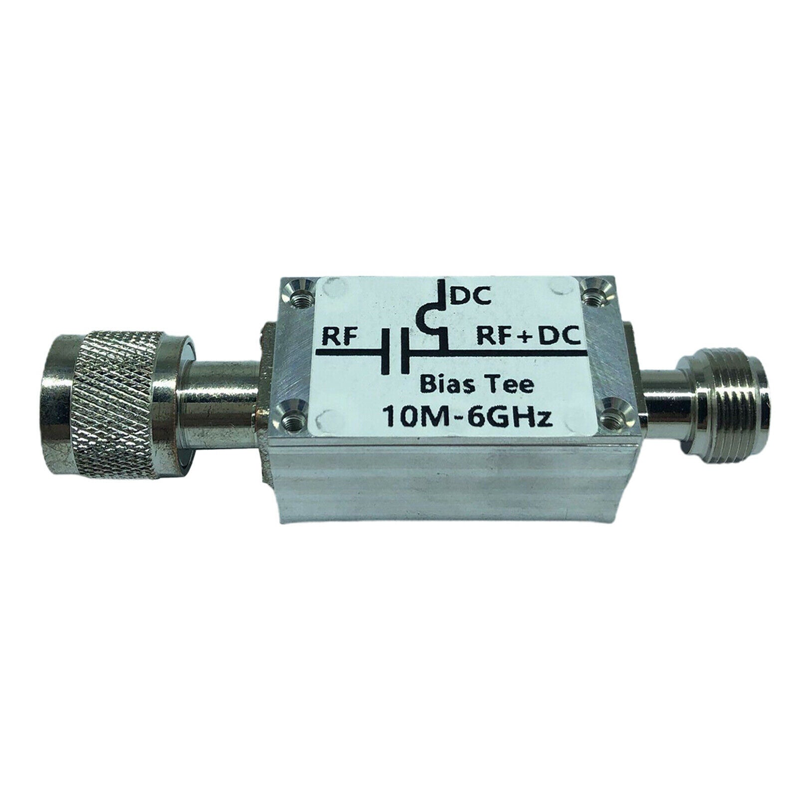 10MHz-6GHz N Head RF Feeder RF Blocker Bias Tee Broadband Radio Amplifier