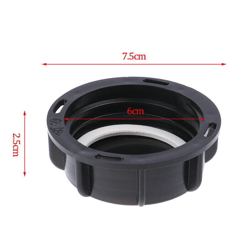 1PC Plastic valve Lid 100mm Black Cap for IBC Tank Valve Leakproof Cov.l8