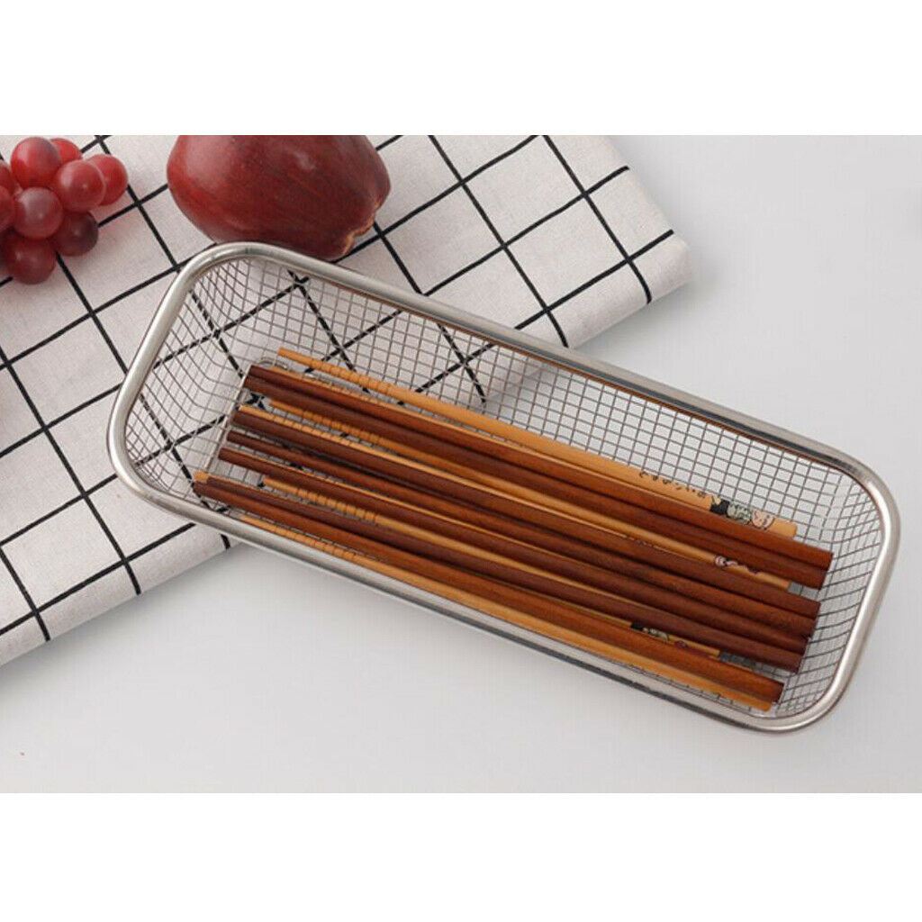 Stainless Steel Rice Drainer Basket Strainer Kitchen Colander Vegetable Wash
