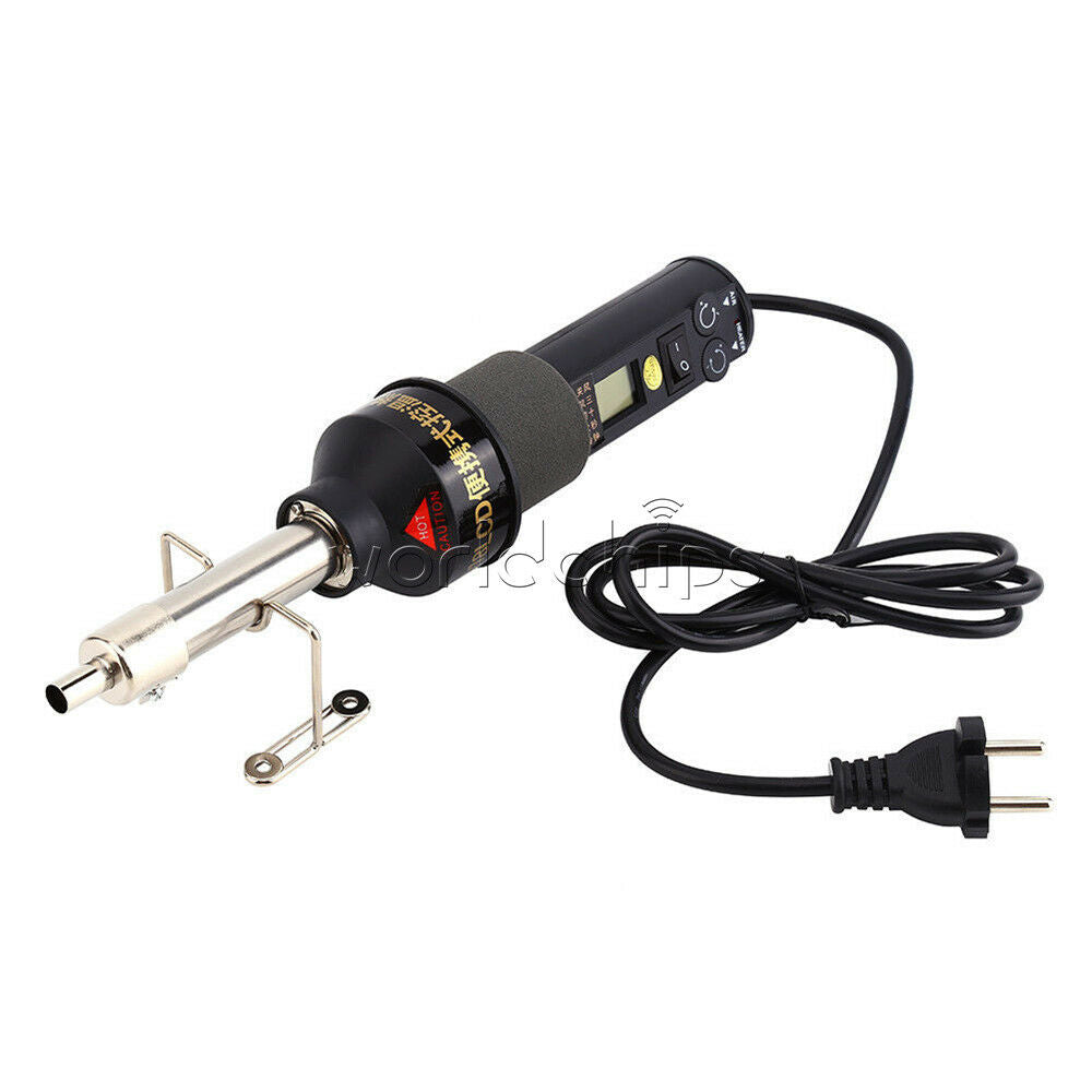 220V EU Plug GJ 8018LCD 450W Soldering Station Hot Air Gun Desolder + 4 Nozzles