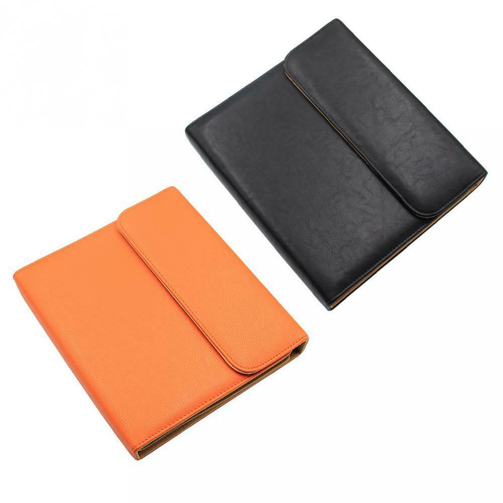 Leather Hairdresser Scissors Storage Case Shears Bag Pouch Holster Orange