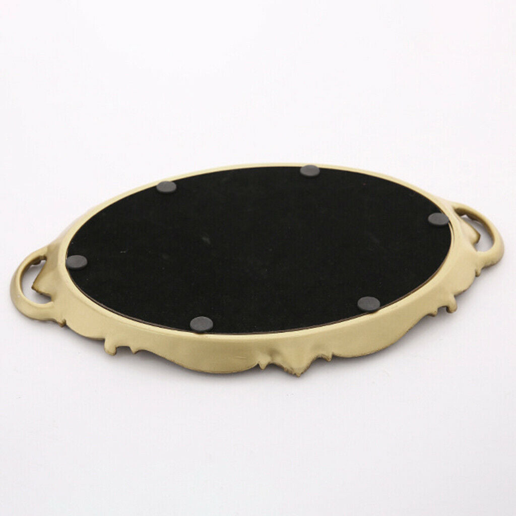 Makeup Mirror Decorative Mirrored Tray Vanity Perfume Bathroom Bedroom