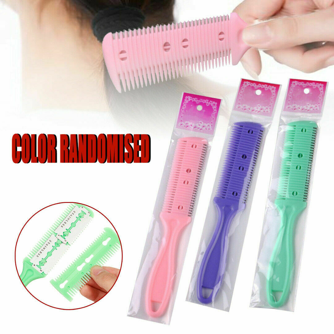 Pro Scissor DIY Hair Razor Comb Salon Hairdressing Thinning Trimmer