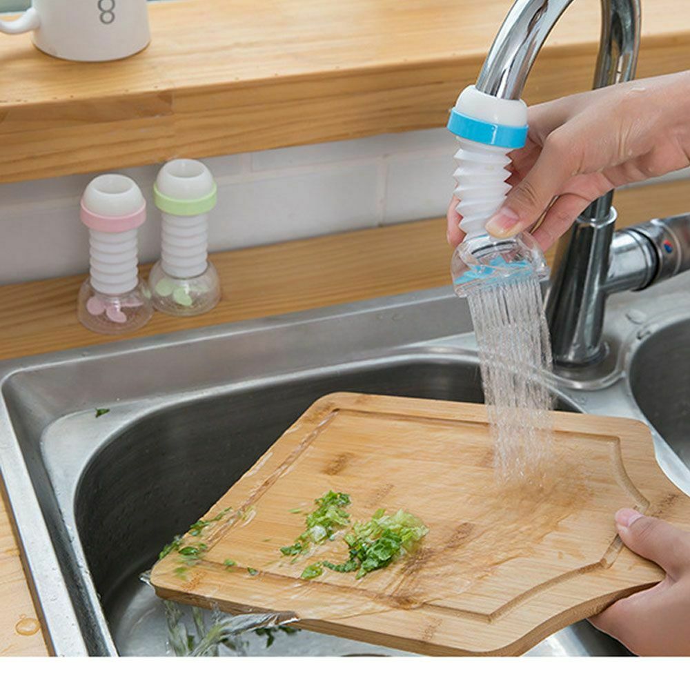 360 Degree Water Tap Extension Multicolor Adjustable Kitchen Accessories