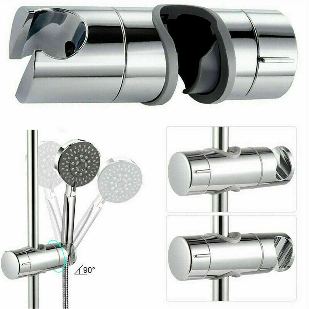 Universal Shower Head Holder Adjustable Bracket Height 360Â° Shower Replacement