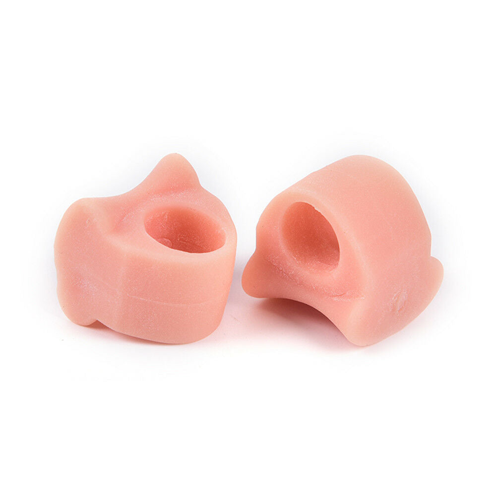 1Pair Silicone Gel Toe Spacer Separator Straightene Spreader Bunion Pai.l8