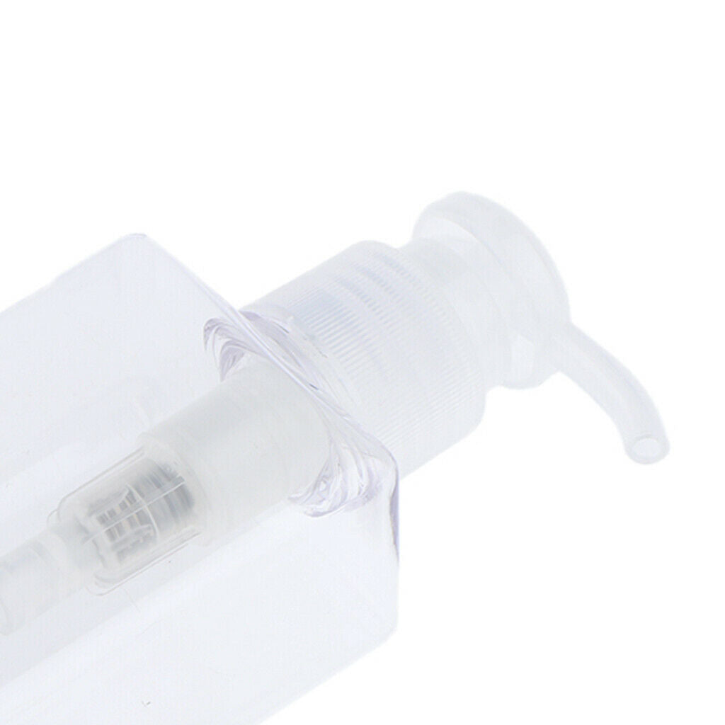 2Pcs PETG Lotions Shampoo Body Wash Soap Cosmetics Plastic Pump Bottle 100ml