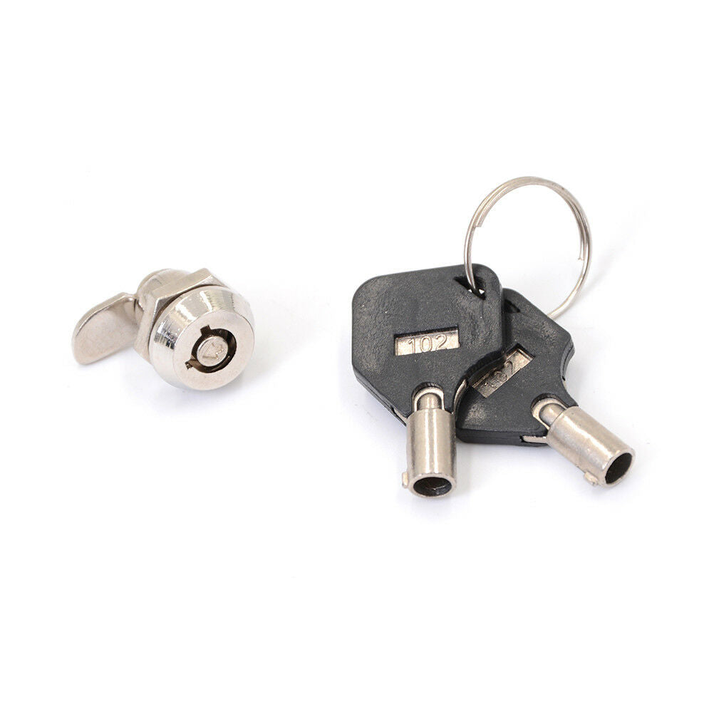 Zinc alloy Cam Lock File Cabinet Mailbox Desk Drawer Cupboard Locker Lock  B XC